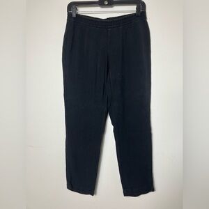 Theory Pull On Pants Women’s Sz‎ Small Black Straight Leg Quite Luxury